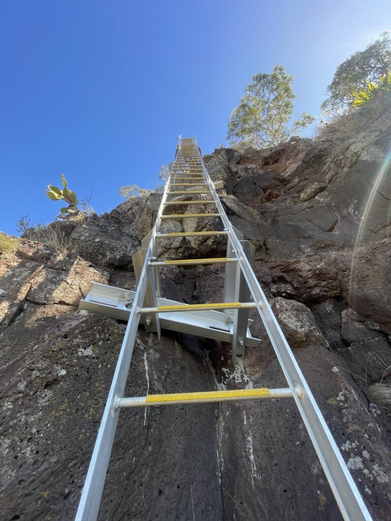 Looking up the ladder