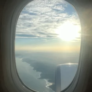 View from Aeroplane window