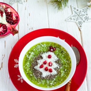 Healthy Christmas plate