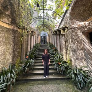 Me standing on the grand steps