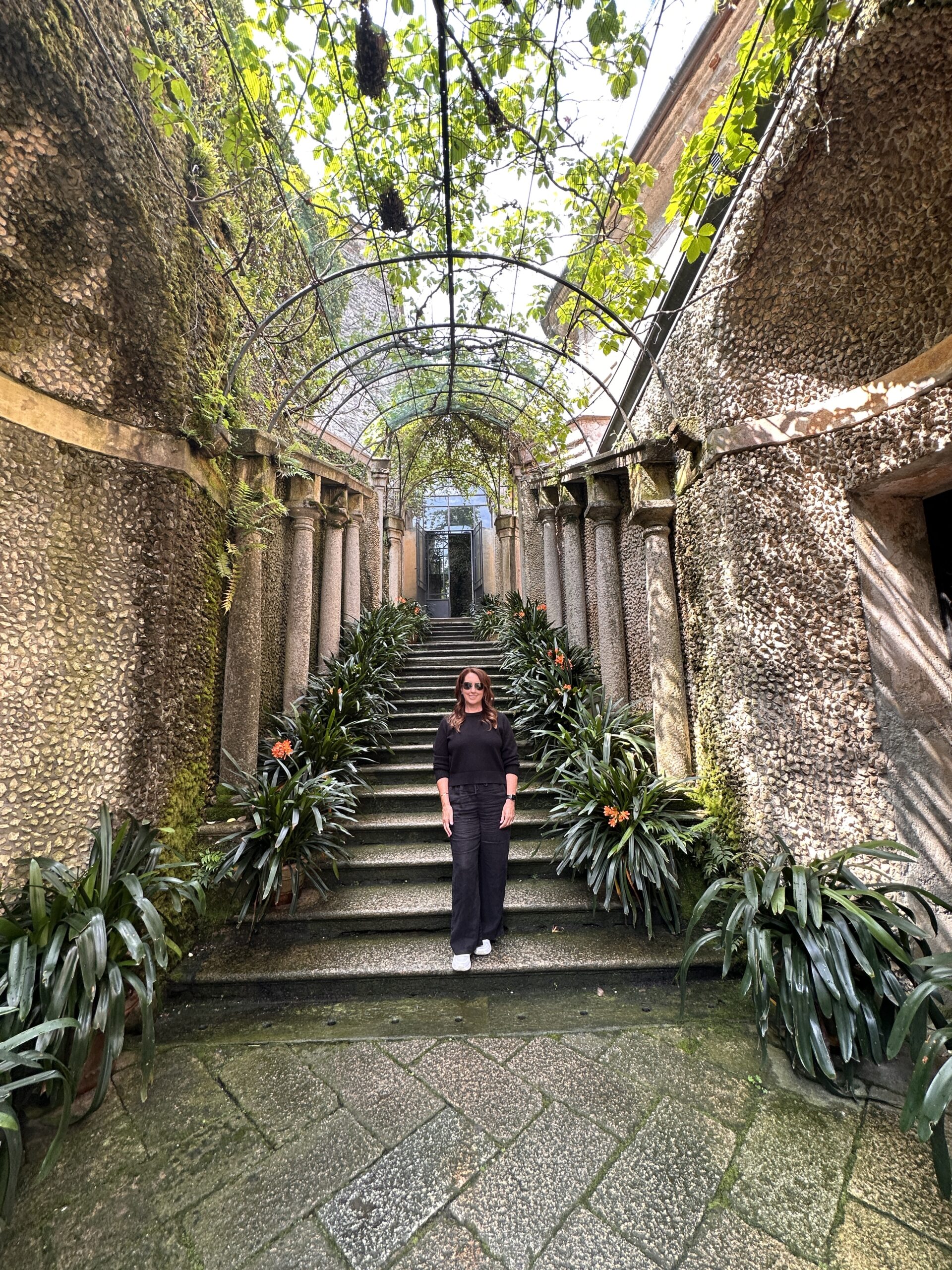 Me standing on the grand steps