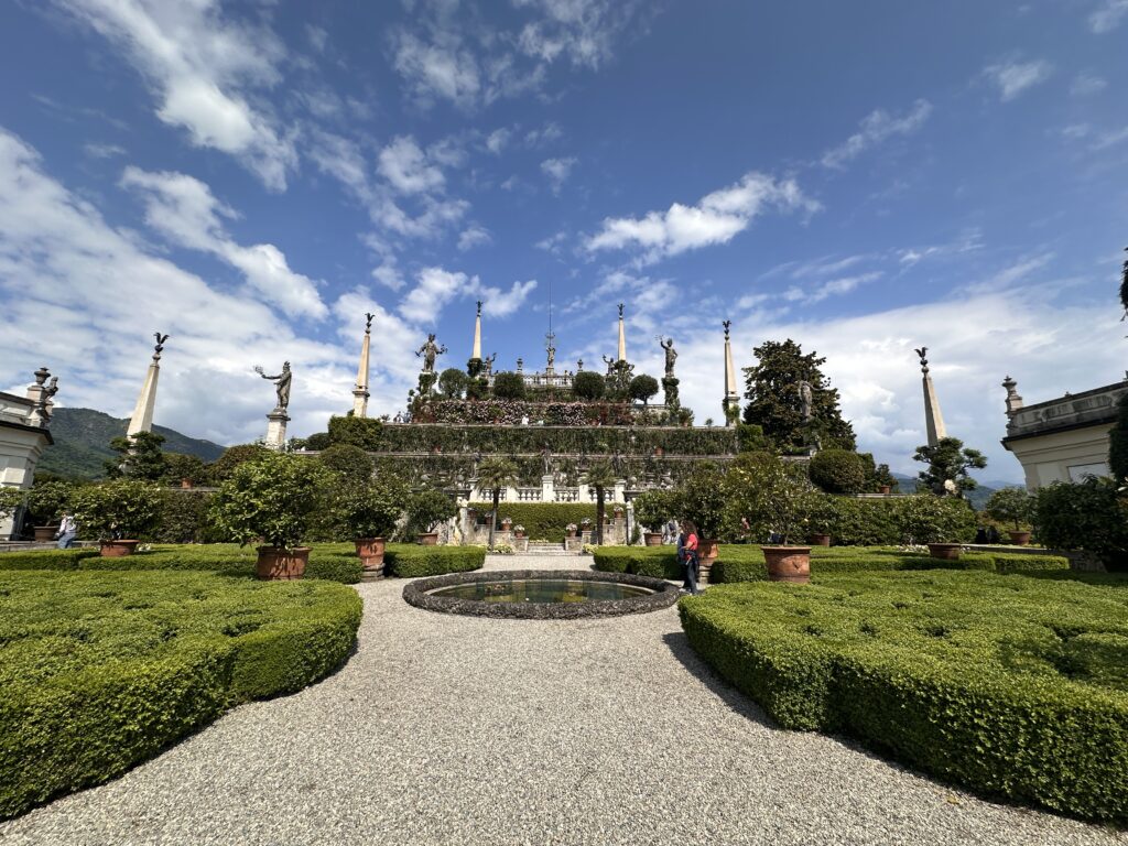 View of the back of the Palace