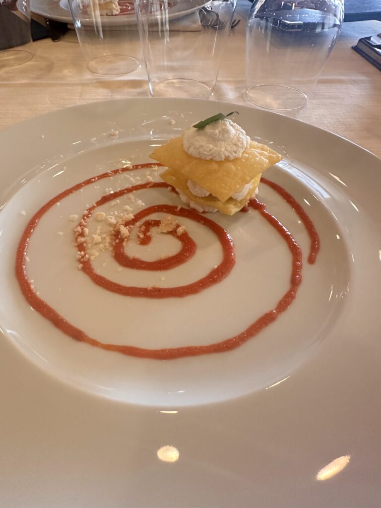 Dessert in the Restaurant
