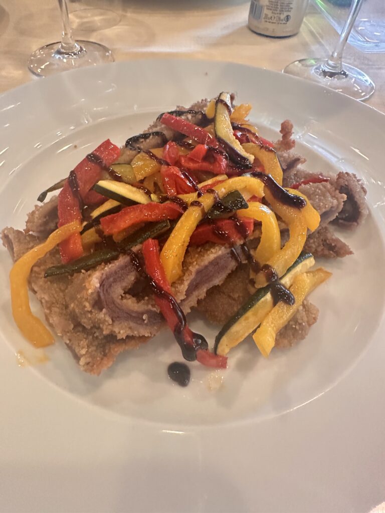 Dinner in the Restaurant